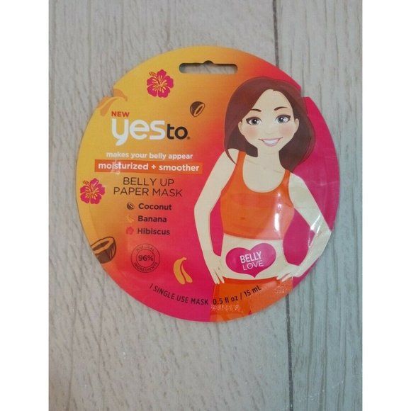 Mega Lot of 20 Yes To Belly Up Paper Mask - Picture 2 of 3